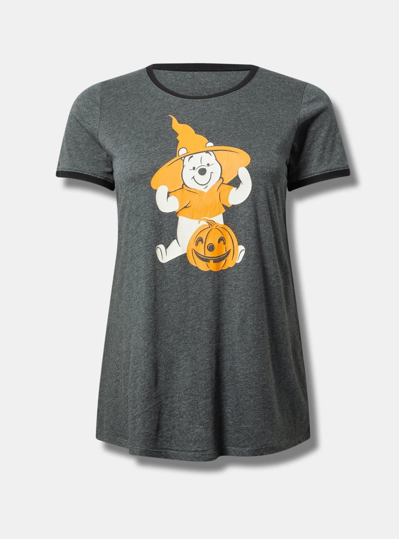 Disney WInnie The Pooh Halloween Ringer Top