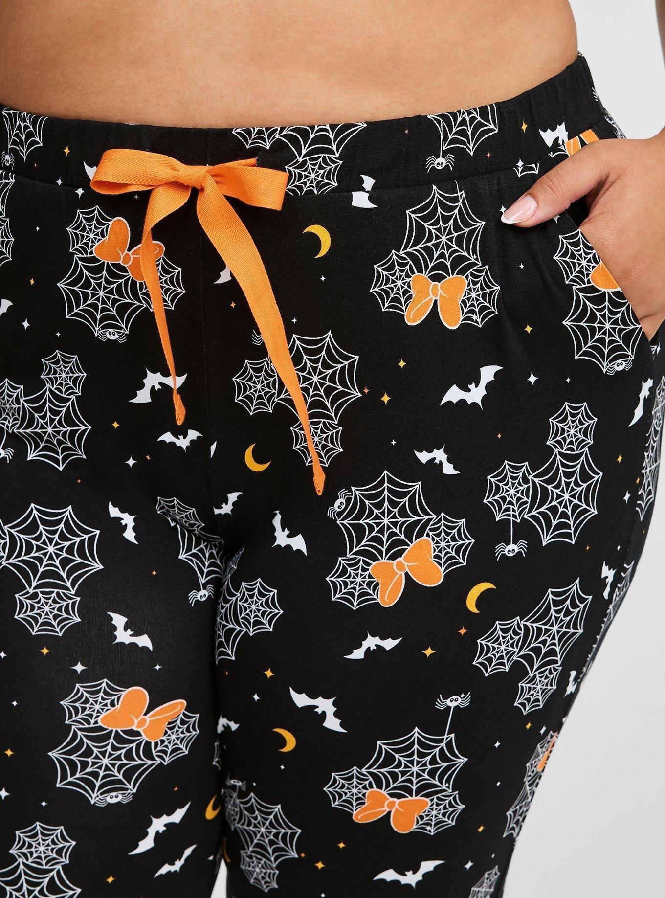 Disney Minnie Halloween Lettuce Hem Sleep Pant