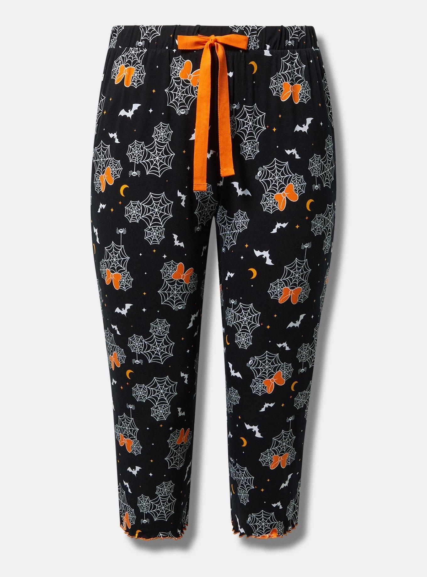 Disney Minnie Halloween Lettuce Hem Sleep Pant