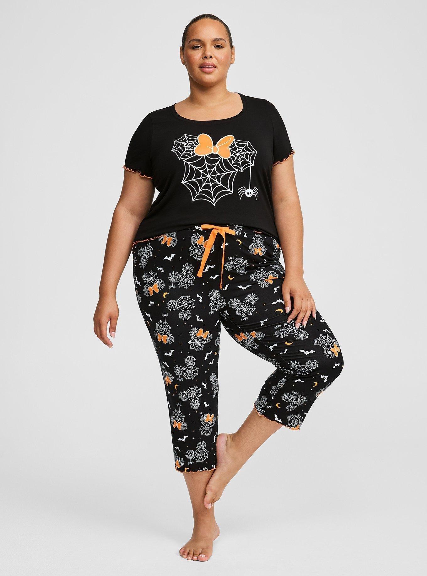 Disney Minnie Halloween Lettuce Hem Sleep Pant