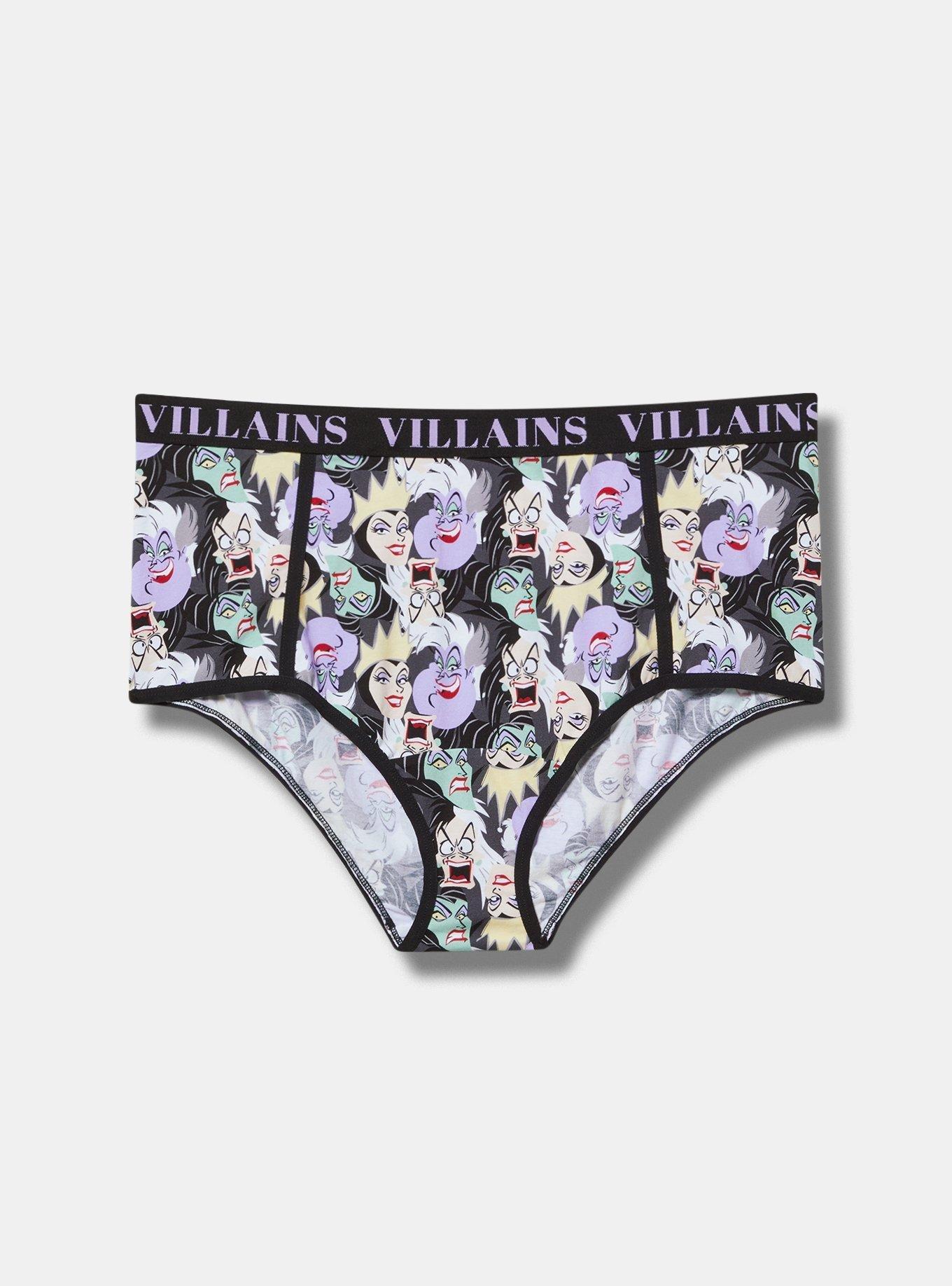 Disney Villains Mid Rise Cotton Brief