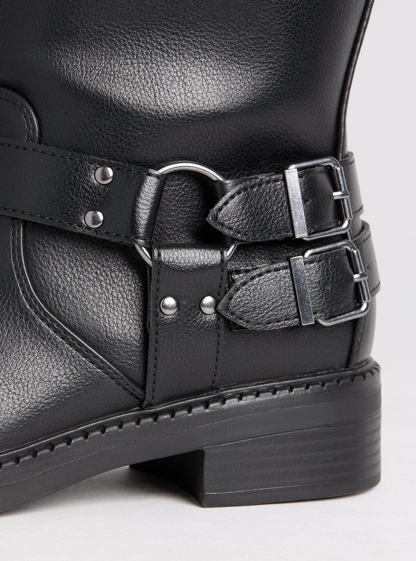 Moto Buckle Boot (WW)