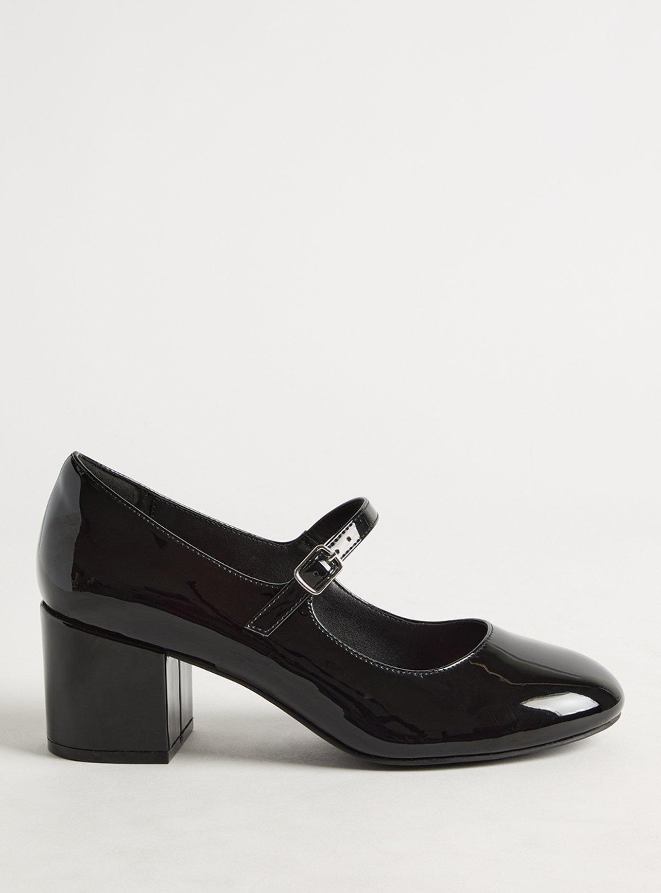 Block Heel Mary Jane Pump (WW)