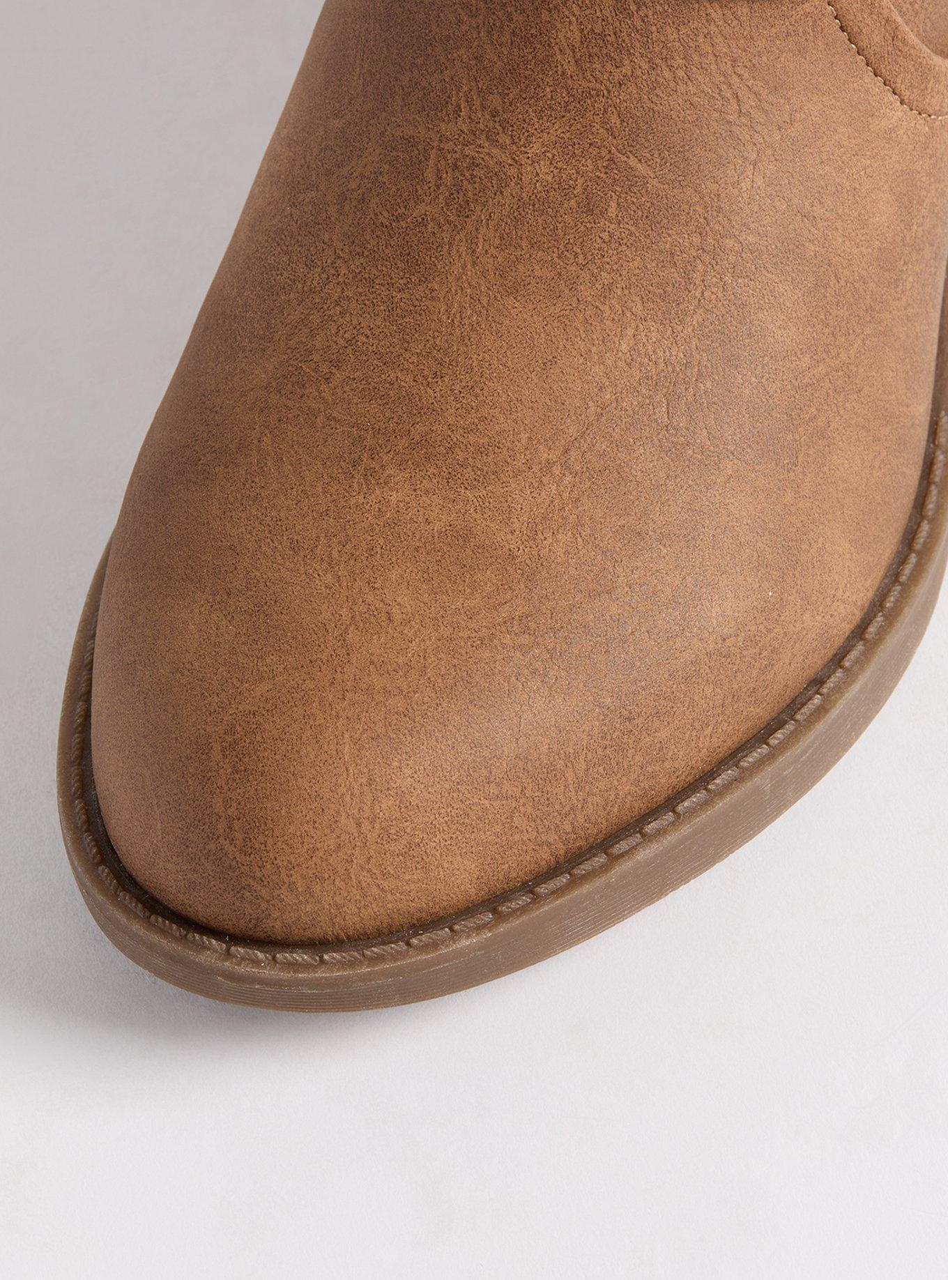 Slouch Buckle Moto Bootie (WW)