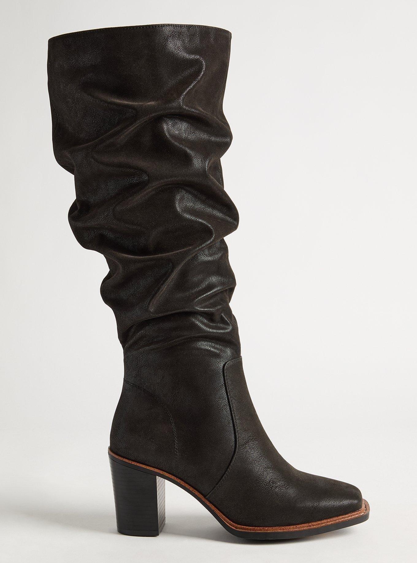 Heeled Slouch Boot (WW