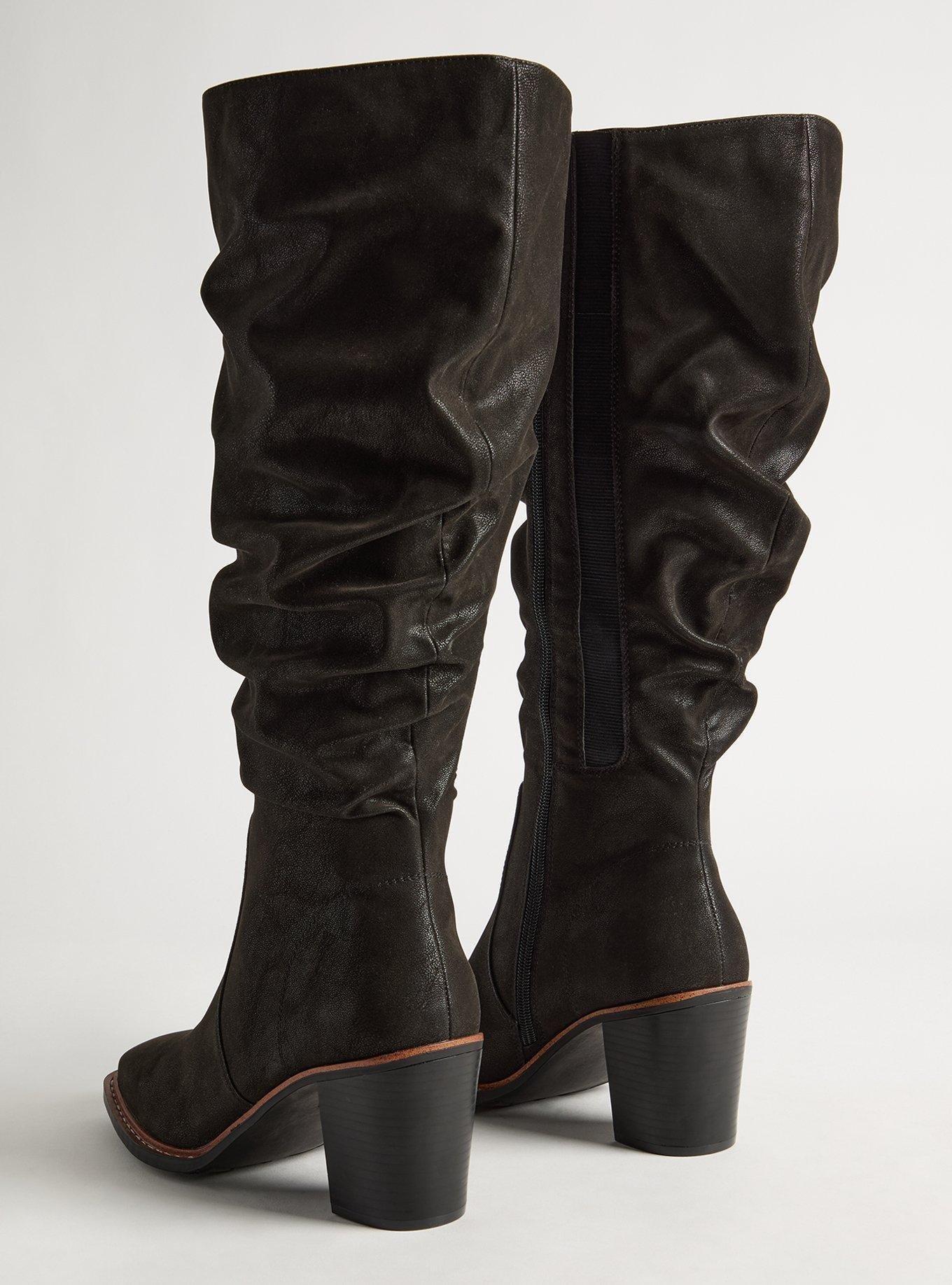 Heeled Slouch Boot (WW