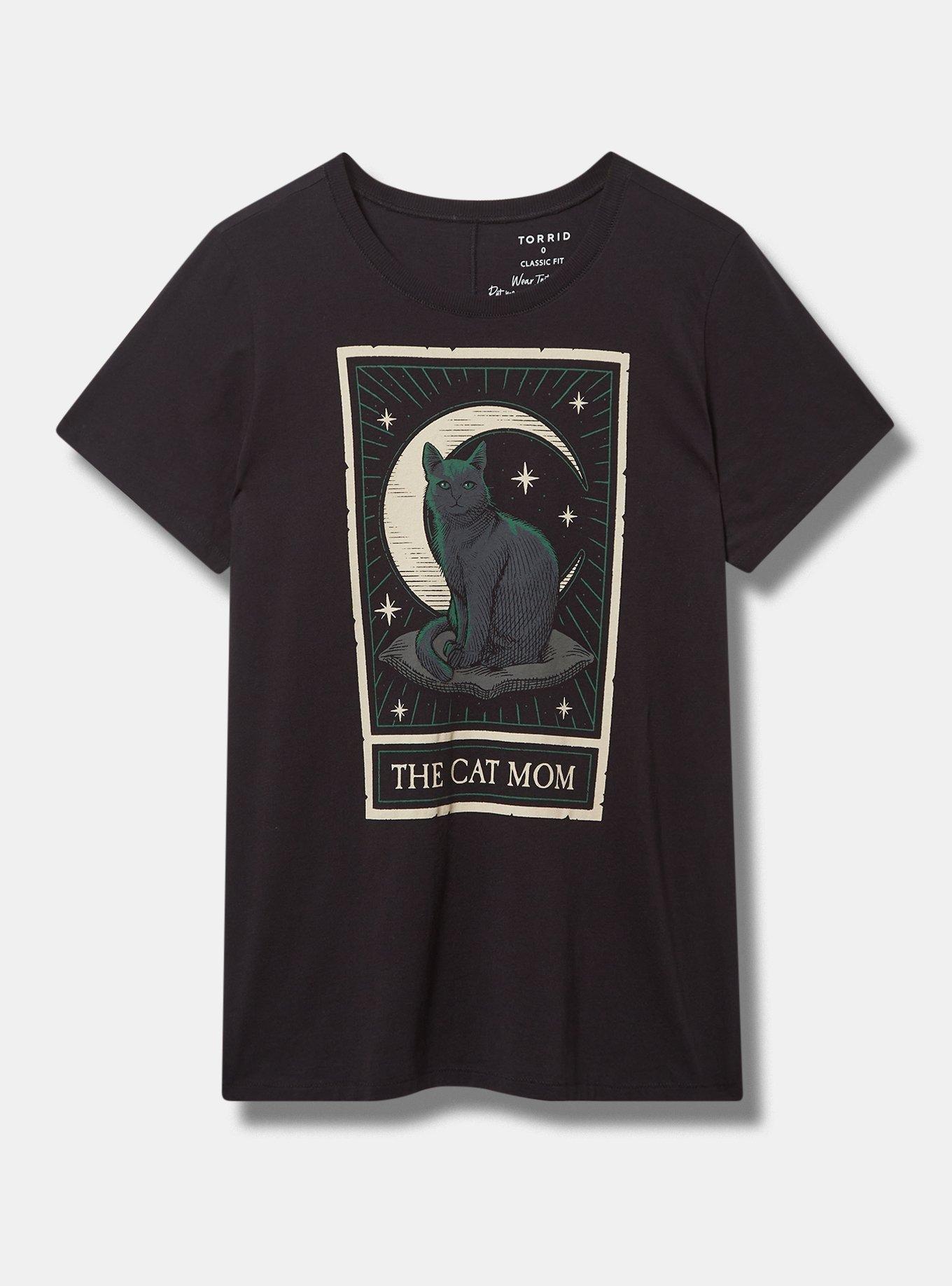 Cat Tarot Classic Fit Heritage Jersey Crew Tee