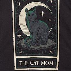 Cat Tarot Classic Fit Heritage Jersey Crew Tee, DEEP BLACK, swatch