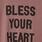 Bless Your Heart Classic Fit Signature Jersey Crew Tee, ROSE TAUPE, swatch