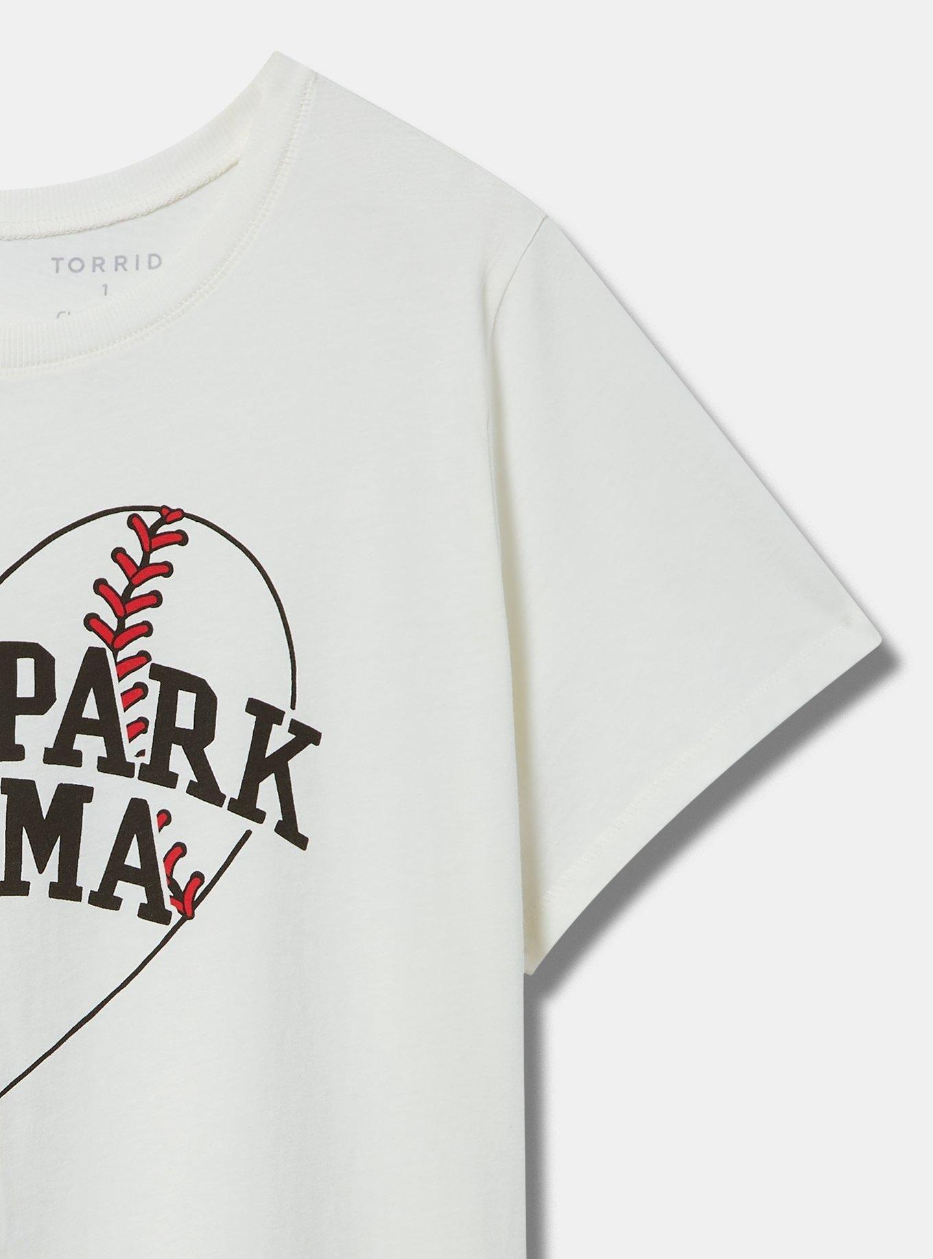 Ballpark Mama Classic Fit Heritage Jersey Crew Tee