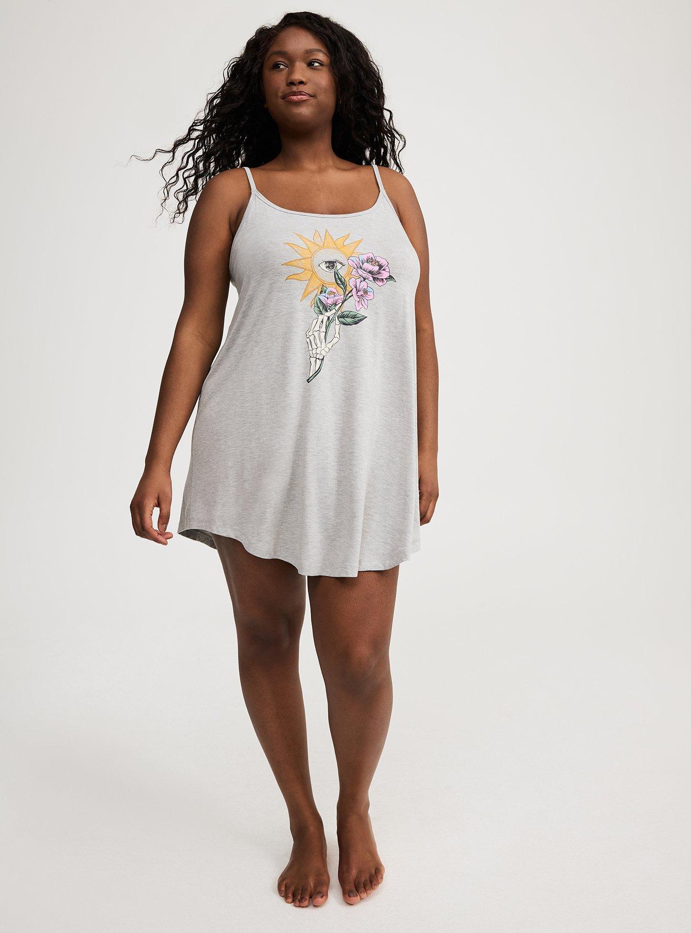 Super Soft Slub Cami Sleep Gown