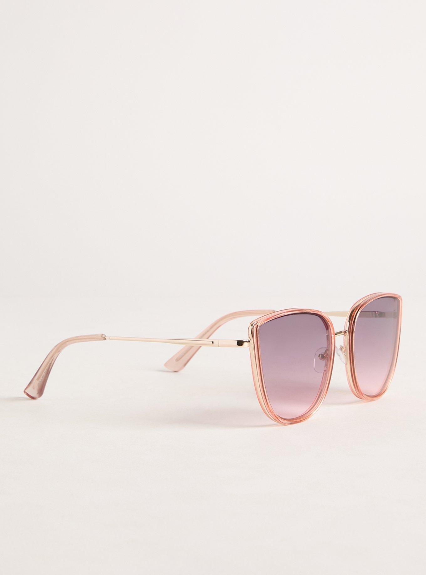 Cateye Metal Smoke Lens Sunglasses