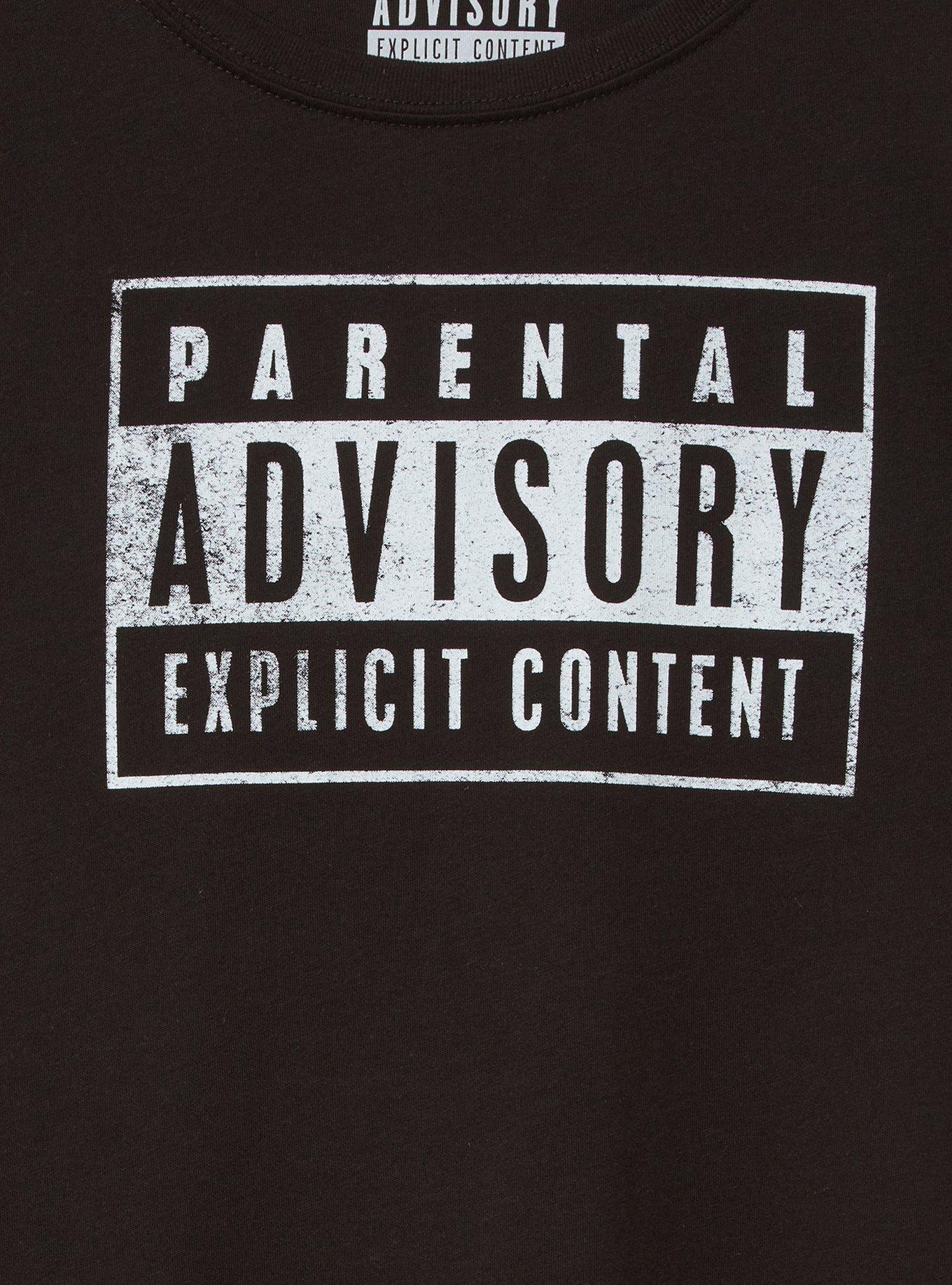 Plus Size - Parental Advisory Classic Fit Cotton Crew Tee - Torrid