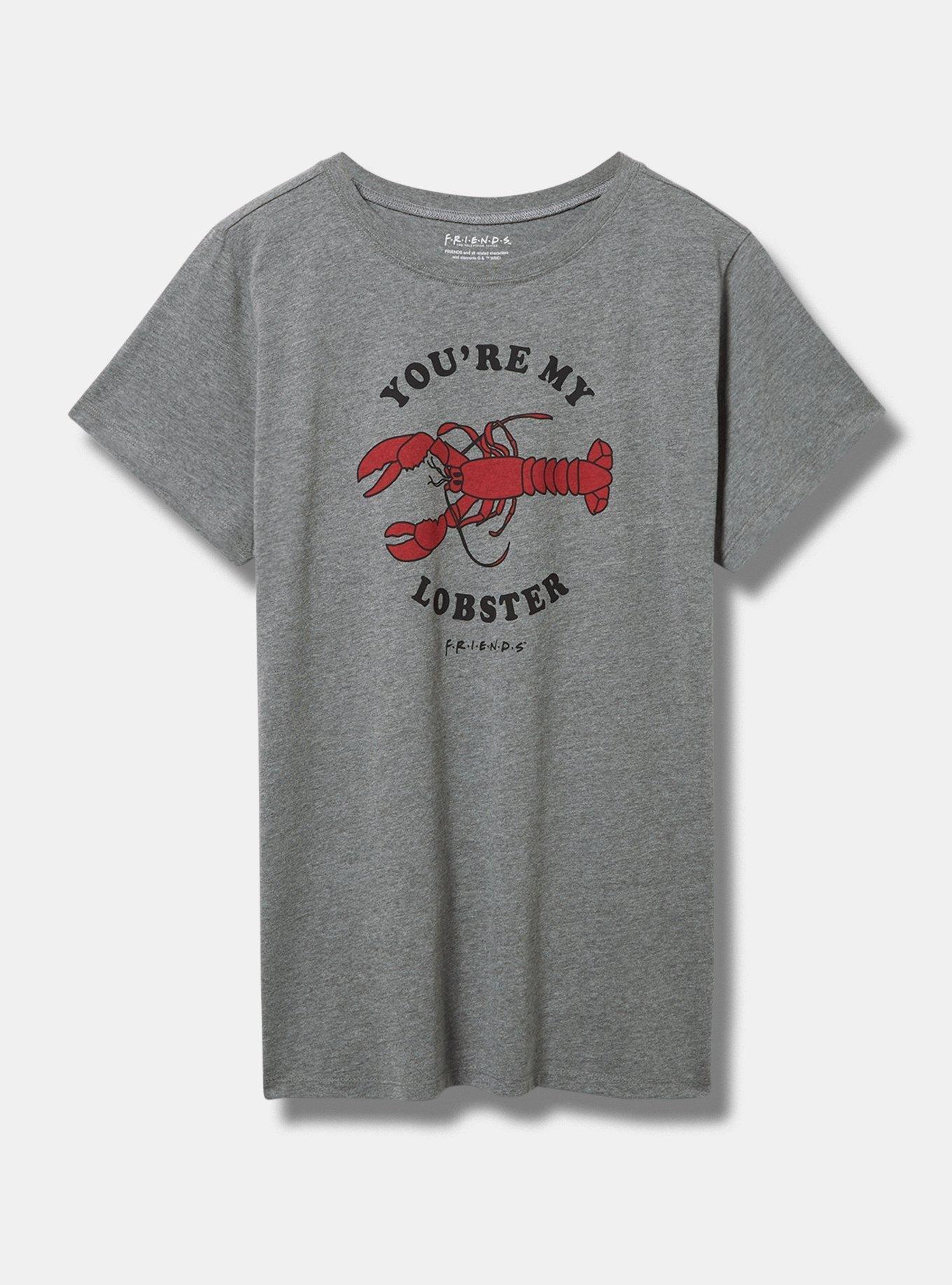 Friends Lobster Classic Fit Cotton Crew Tee