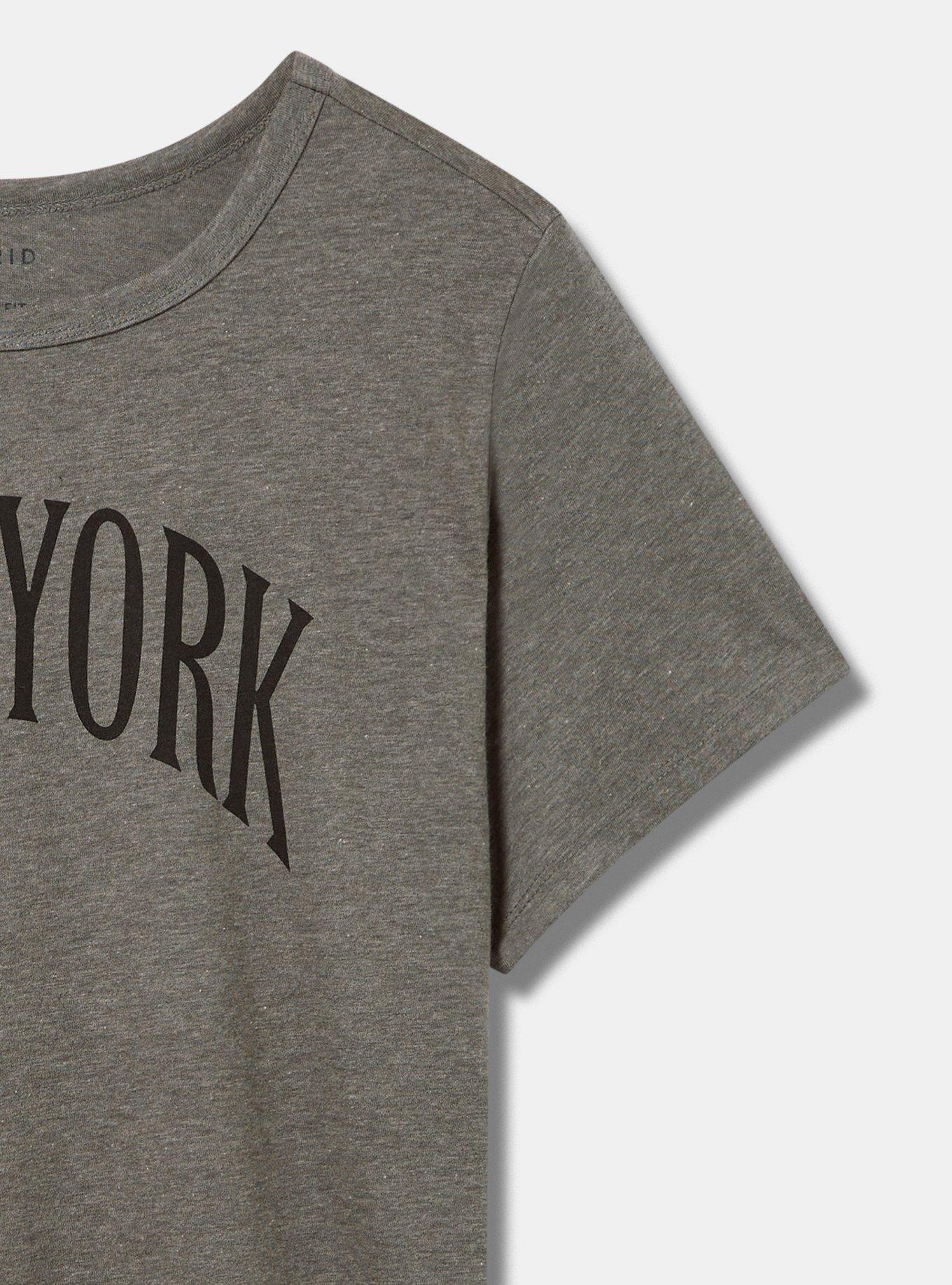 New York Classic Fit Signature Jersey Crew Tee