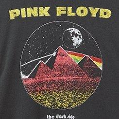 Pink Floyd Classic Fit Cotton Roll Sleeve Tee, PHANTOM, swatch