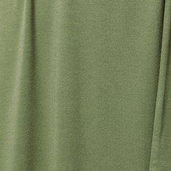 Plus Size Mini Jersey Square Neck Tie Waist Dress, OLIVINE, swatch