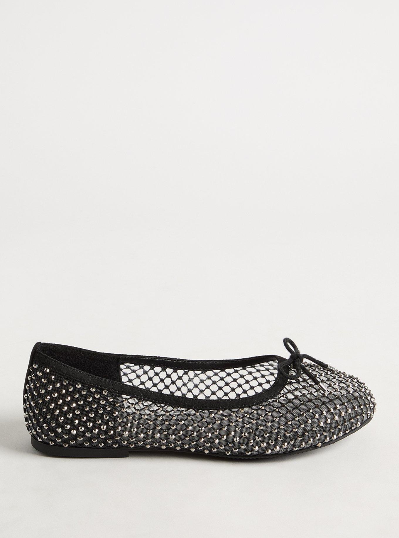 ballet flat white gold tweed black grosgrain main image 1