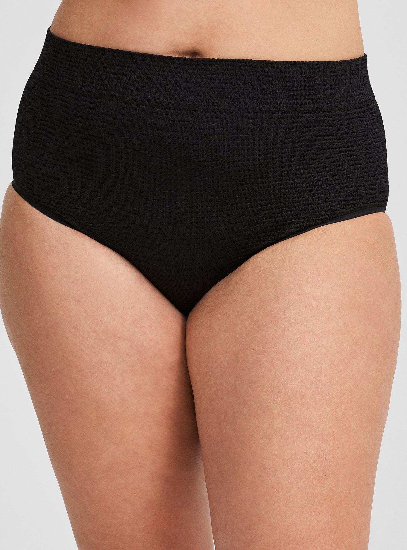 Seamless Waffle Knit Brief Panty