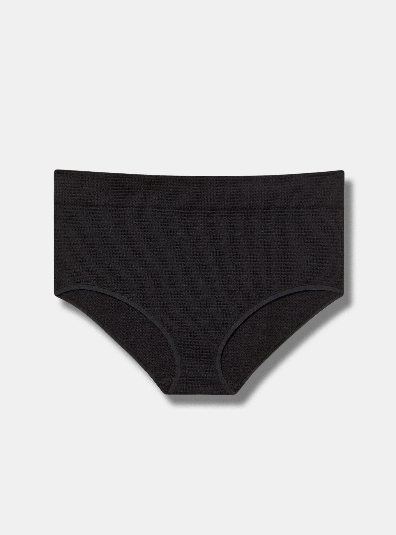 Seamless Waffle Knit Brief Panty