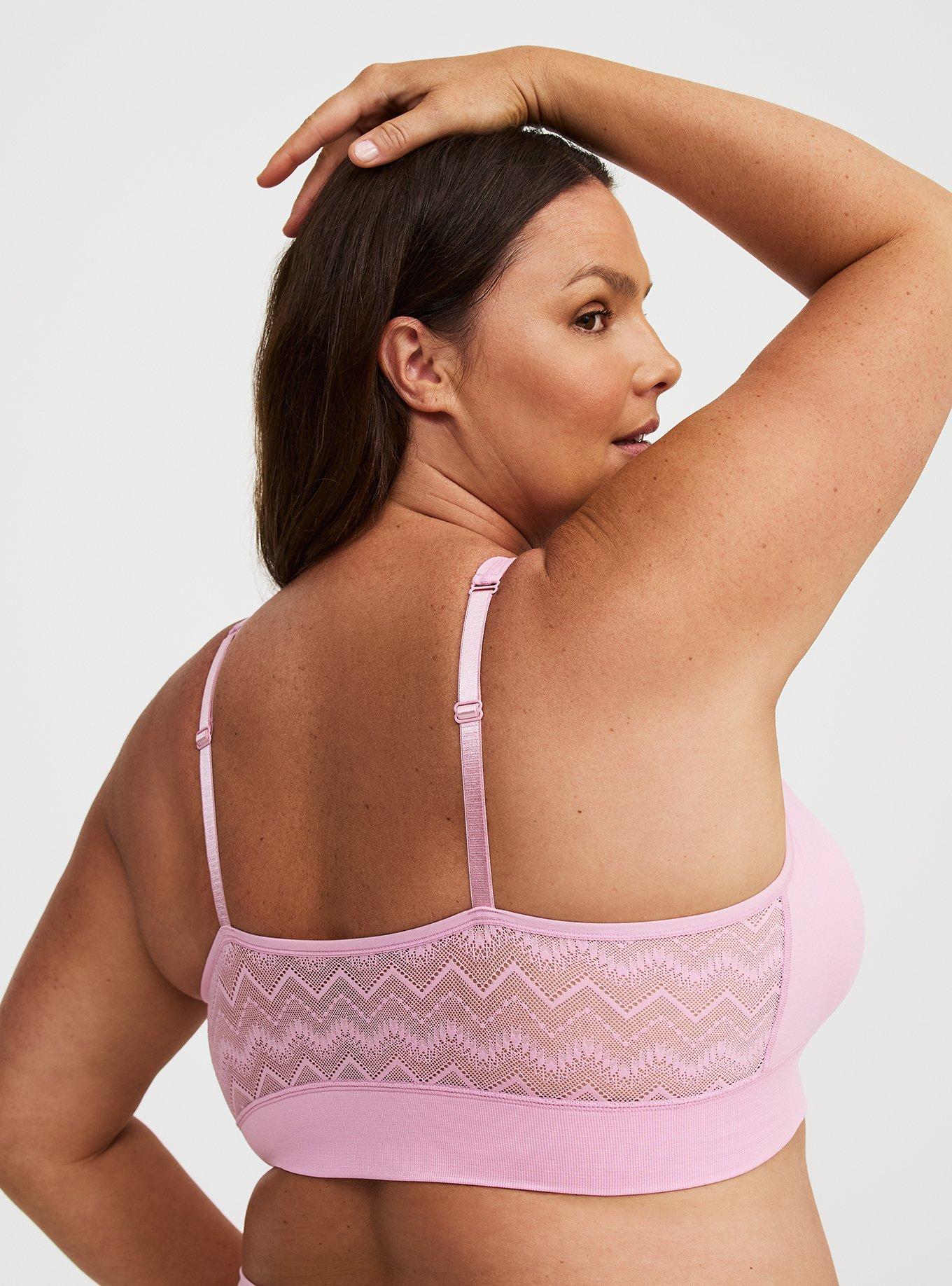 Sheer Play Seamless Plunge Bralette