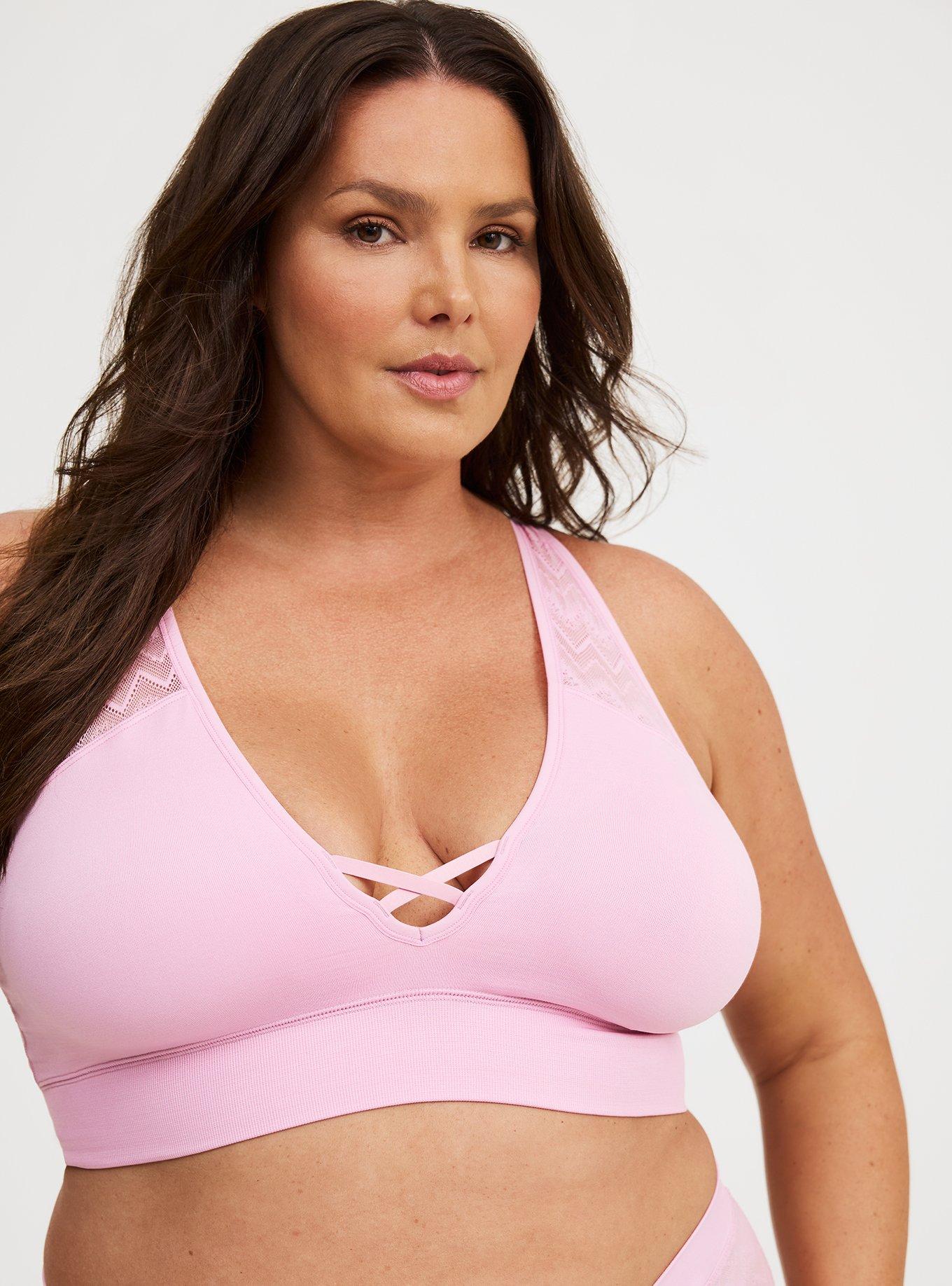 Sheer Play Seamless Plunge Bralette