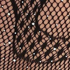 Plus Size Snake Fishnet Tights, BLACK, swatch