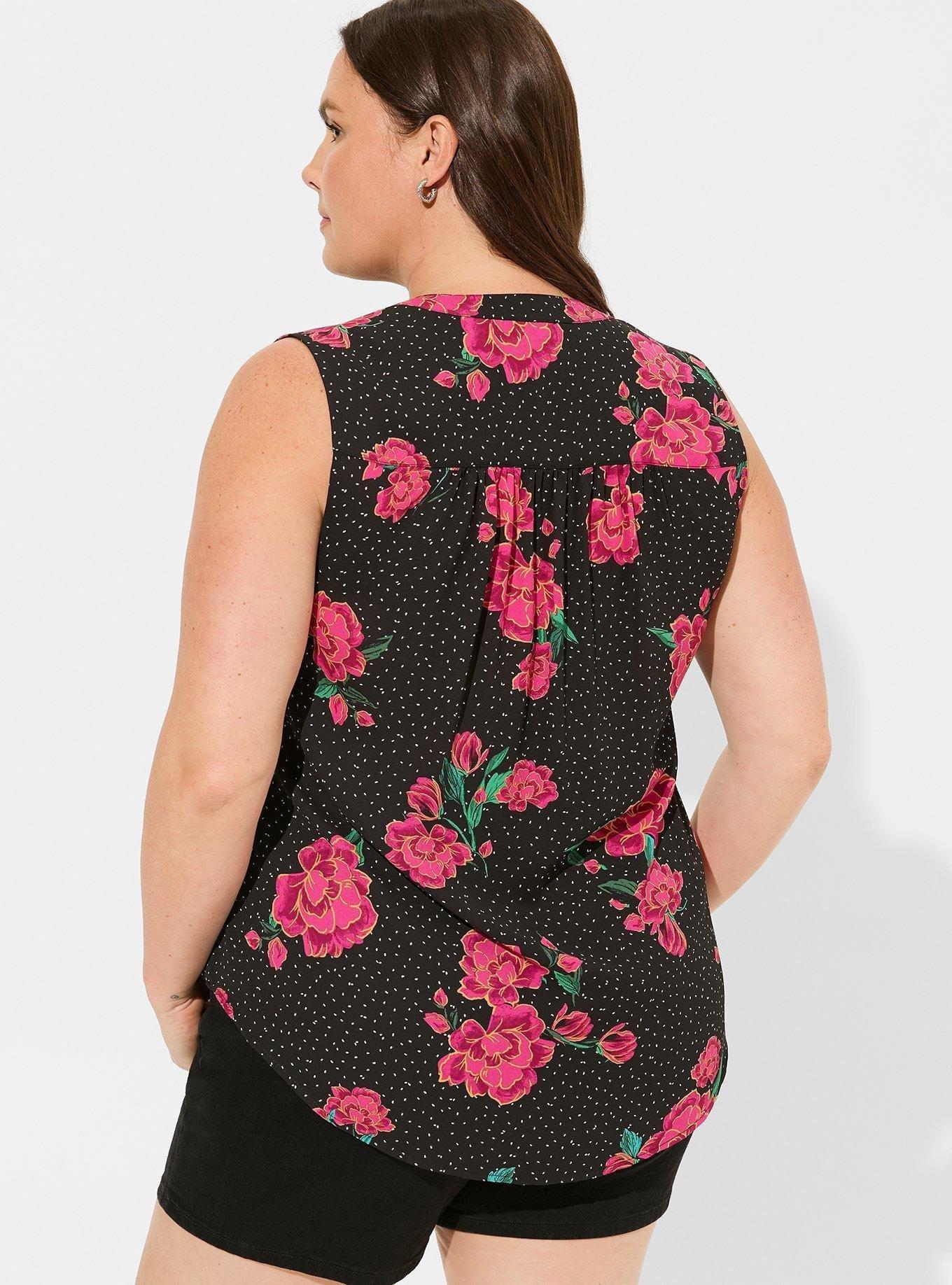 Georgette Pull-Over Tunic Top