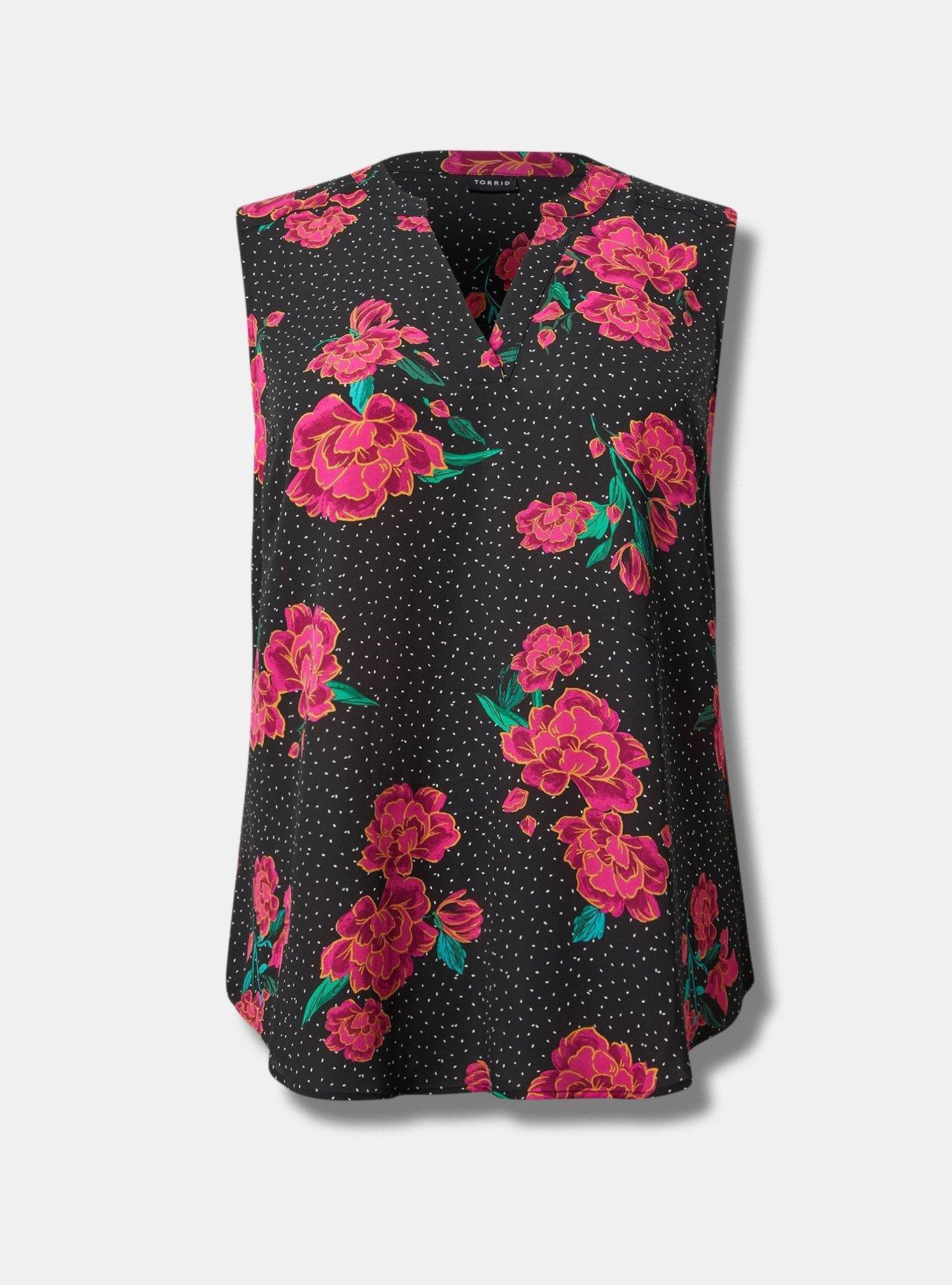 Georgette Pull-Over Tunic Top