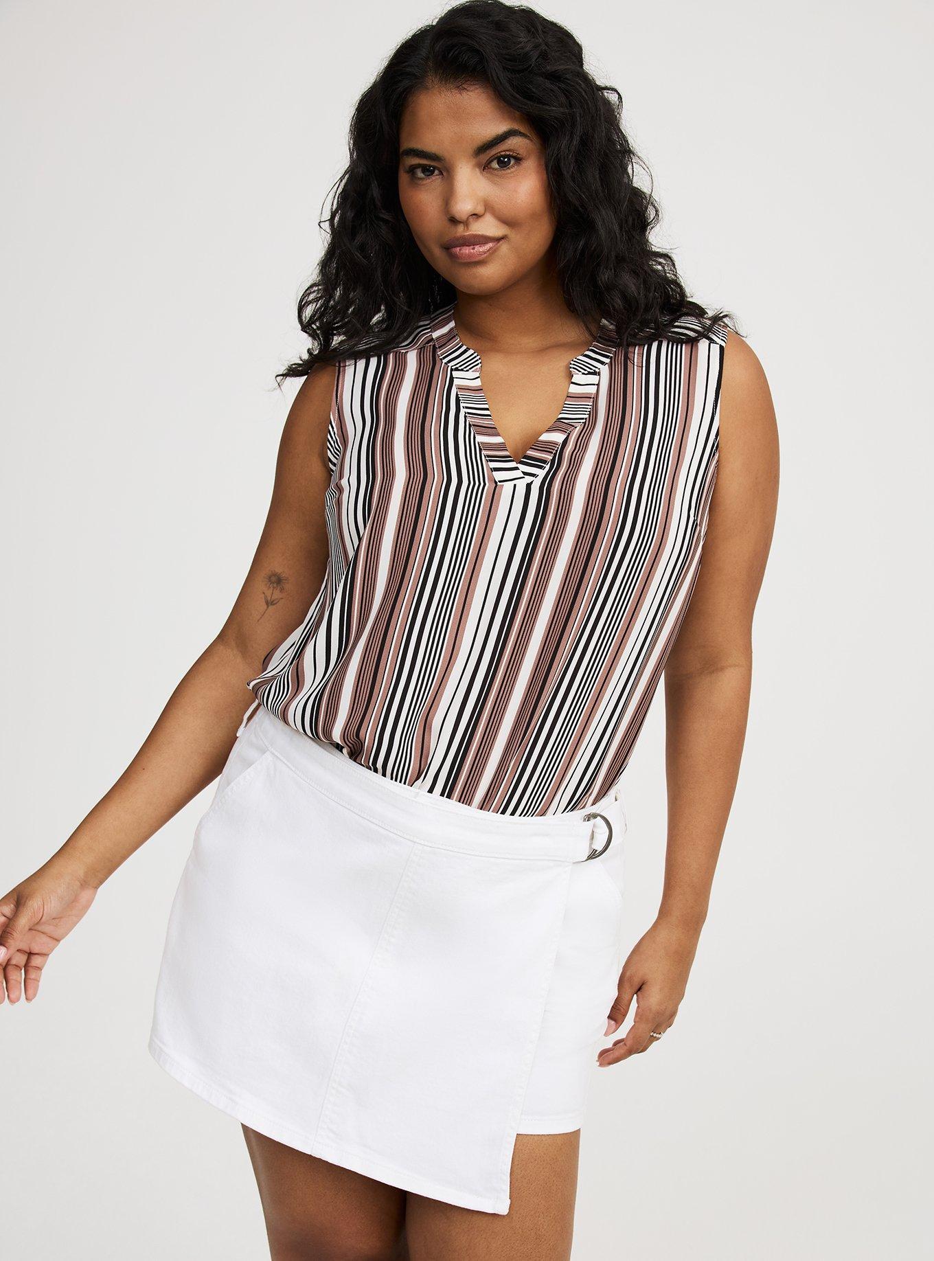 Georgette Pull-Over Tunic Top