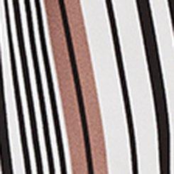 Georgette Pull-Over Tunic Top, JOLIE STRIPE WHISPER WHITE, swatch