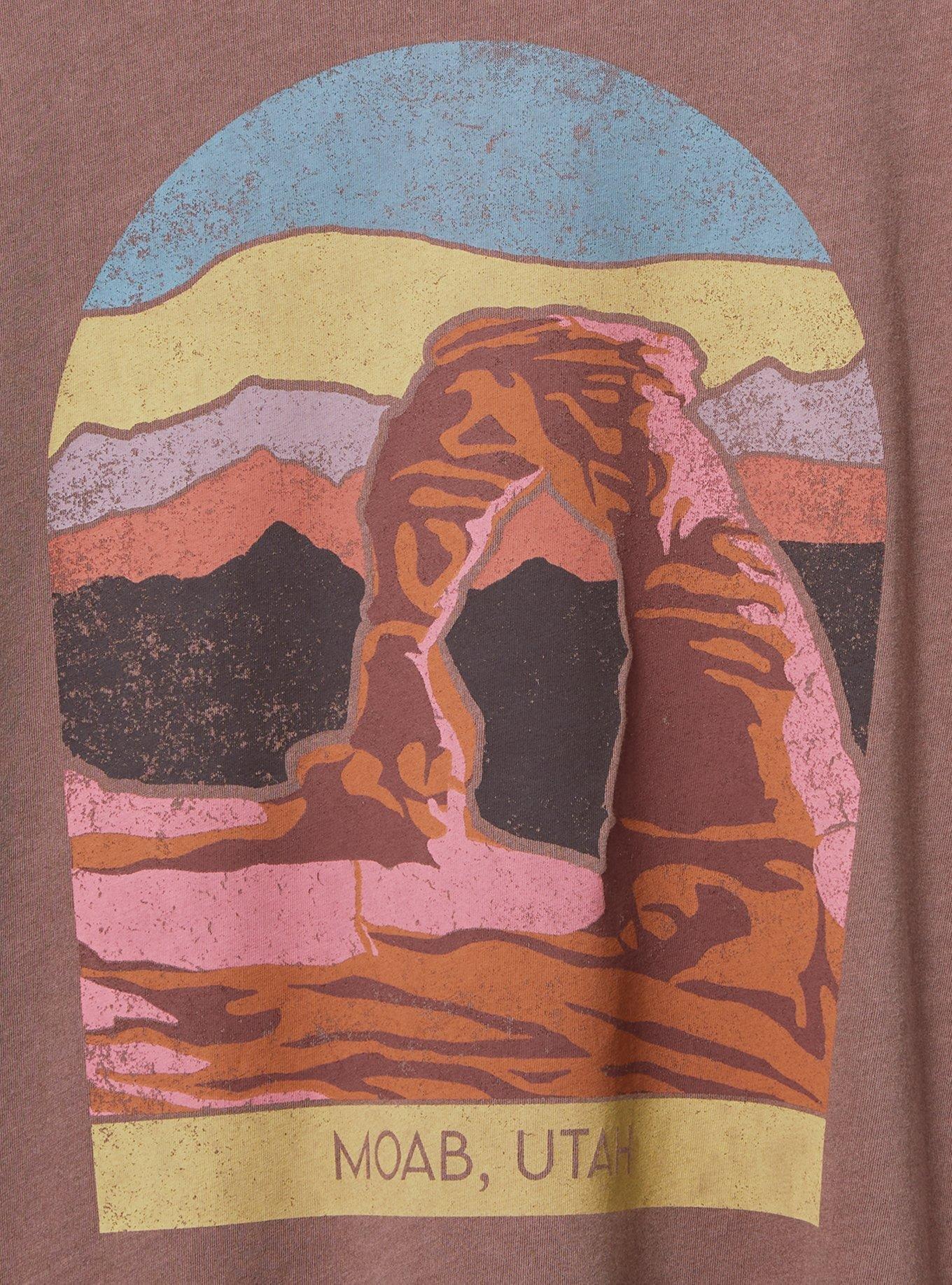 Utah Arches Relaxed Fit Heritage Jersey Crew Tee