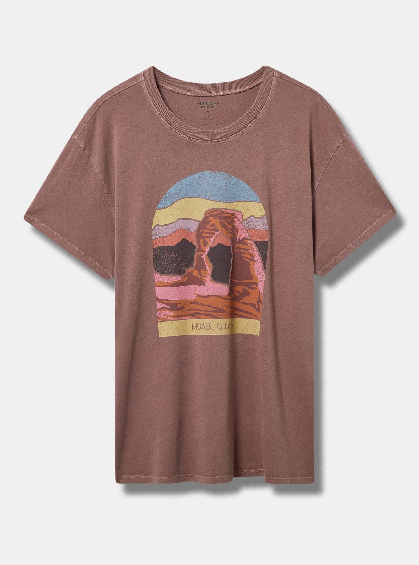 Utah Arches Relaxed Fit Heritage Jersey Crew Tee