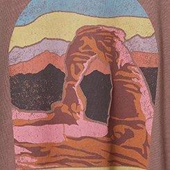 Utah Arches Relaxed Fit Heritage Jersey Crew Tee, ROSE TAUPE, swatch