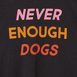 Never Enough Dogs Classic Fit Heritage Jersey Tee, ANTHRACITE, swatch