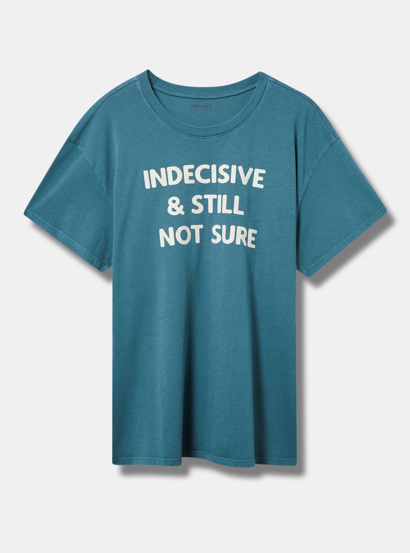 Indecisive Relaxed Fit Heritage Jersey Crew Tee