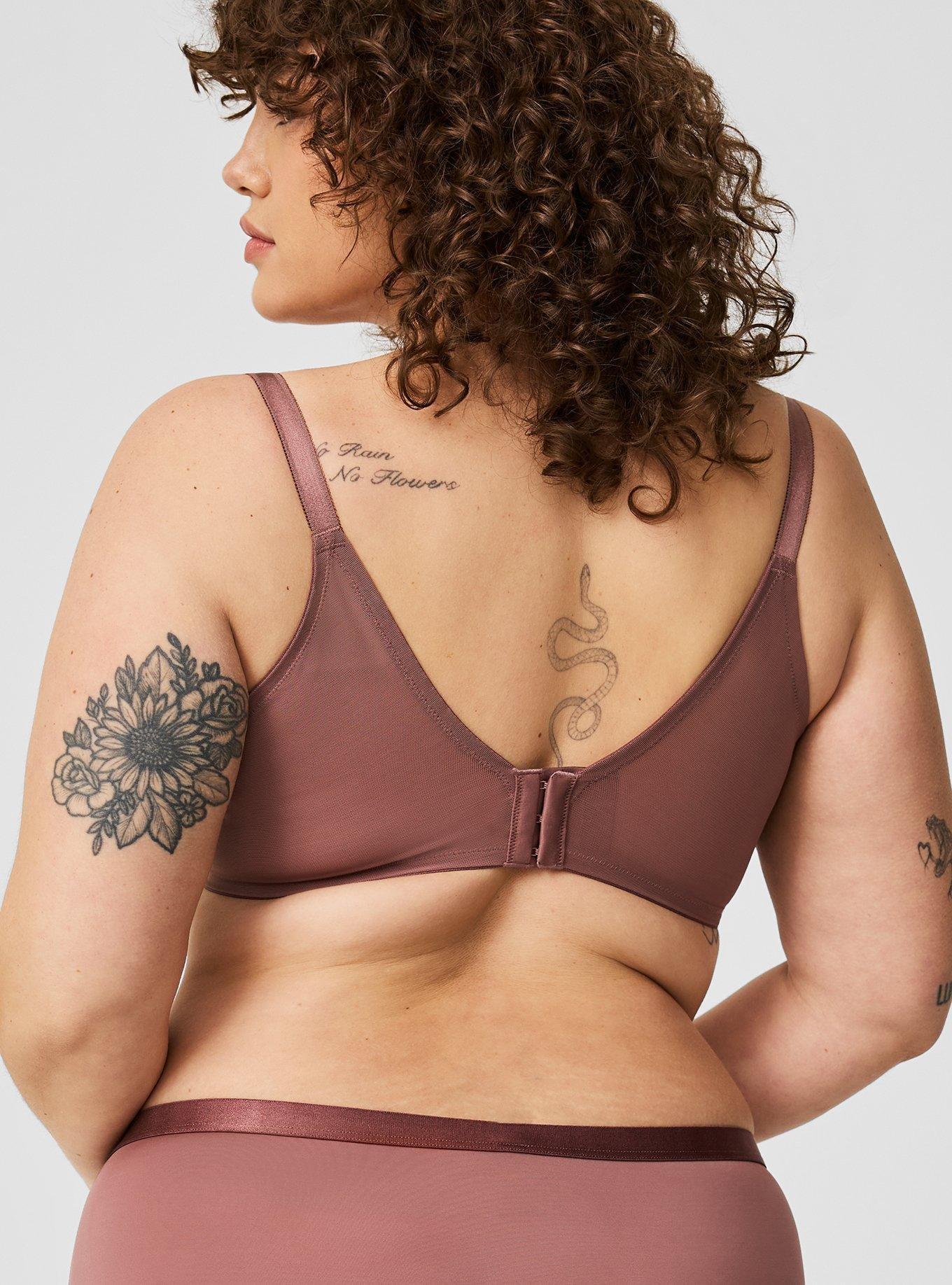 XO Plunge Push Up Floral Lace Bra