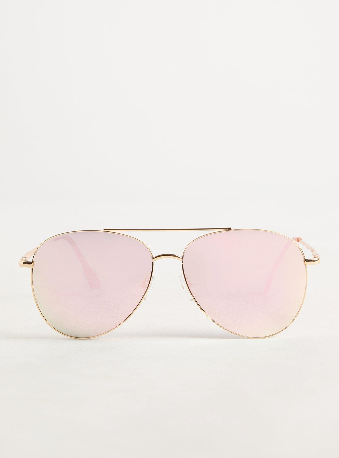 Reflective Aviator Sunglasses