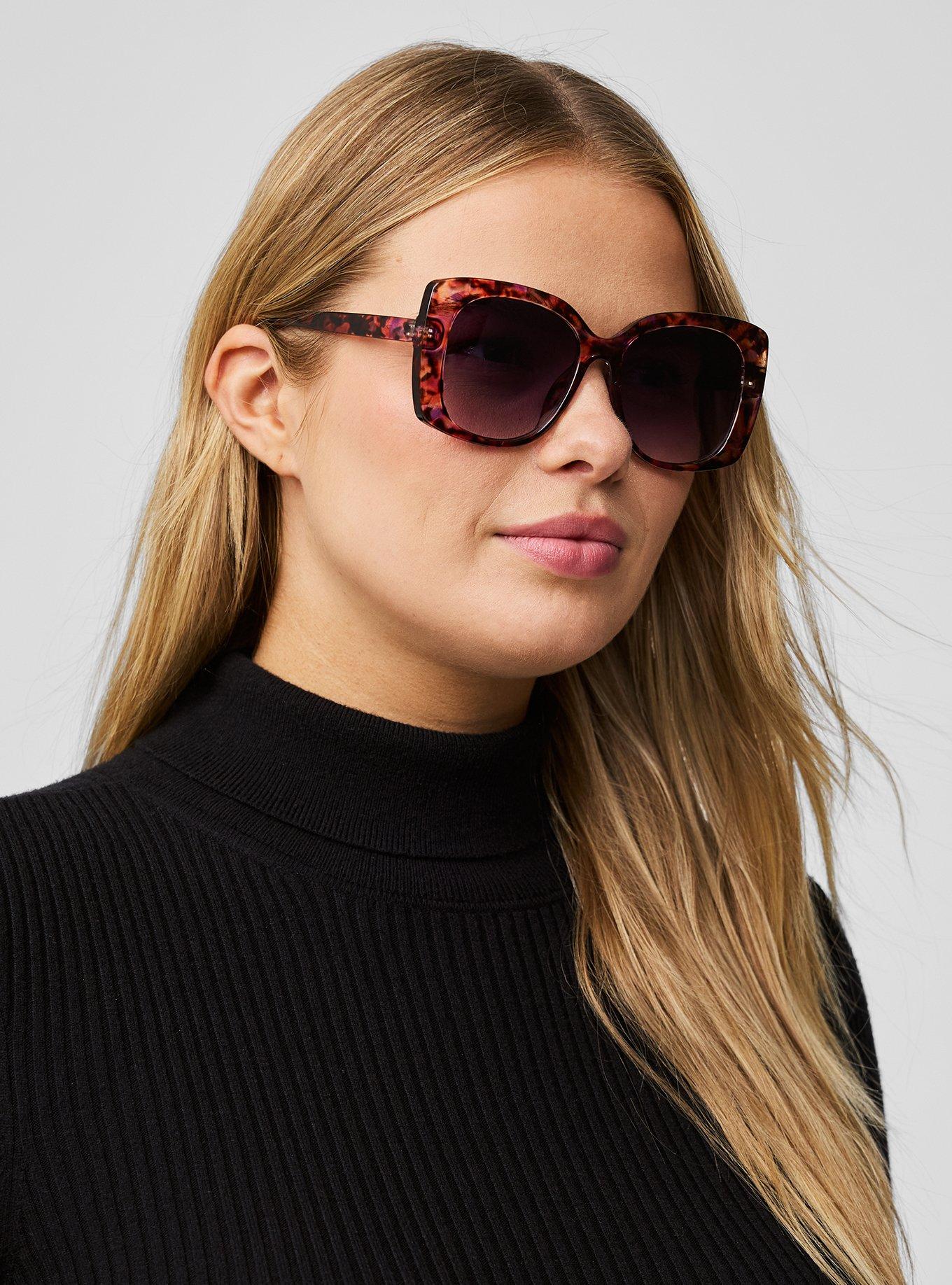 Square Ombre Lens Sunglasses