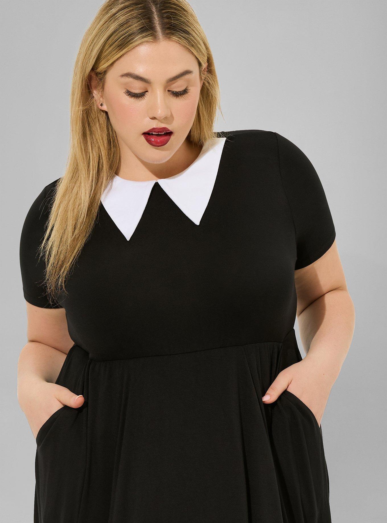 Halloween Collared Skater Dress