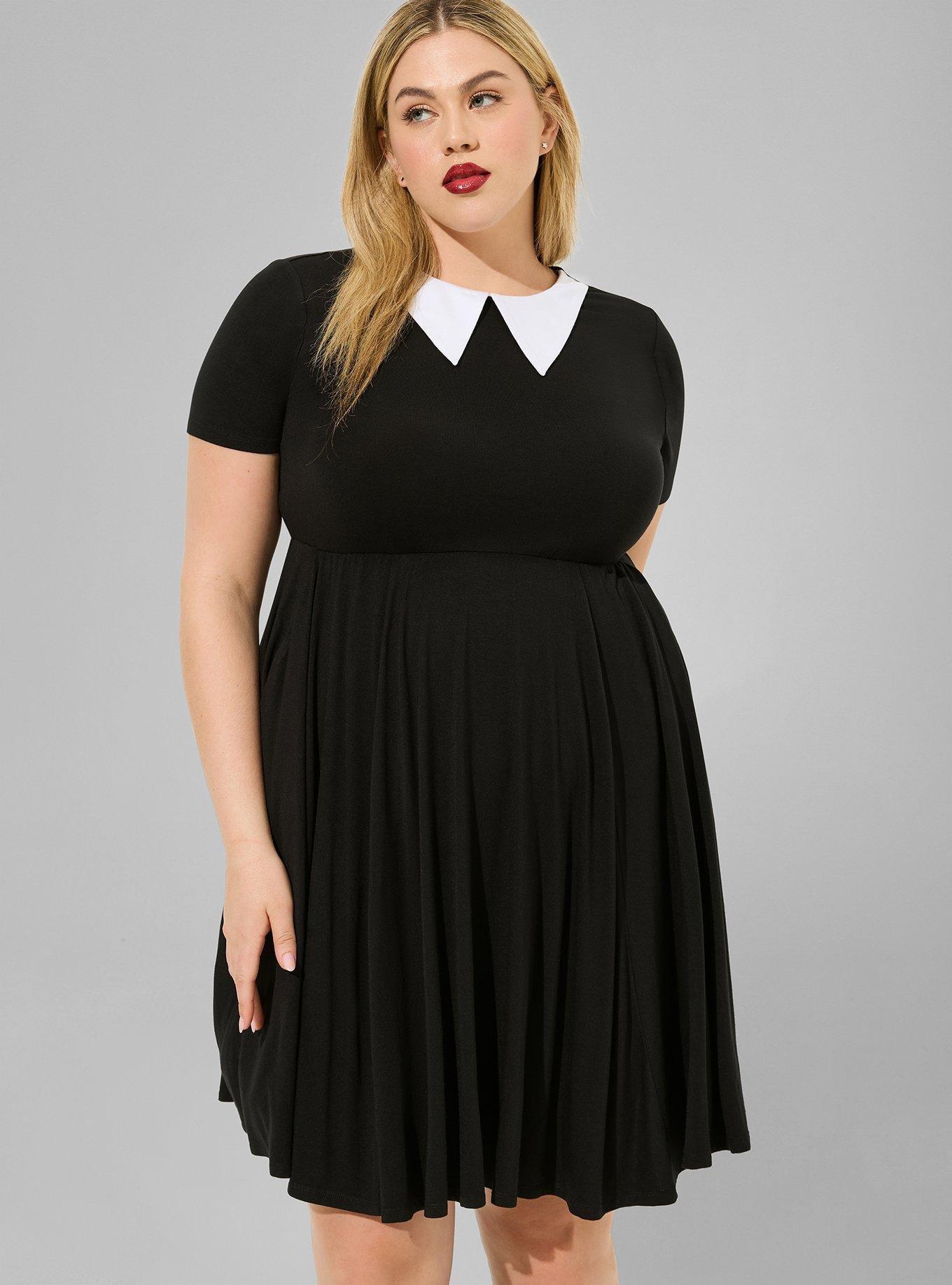 Halloween Collared Skater Dress