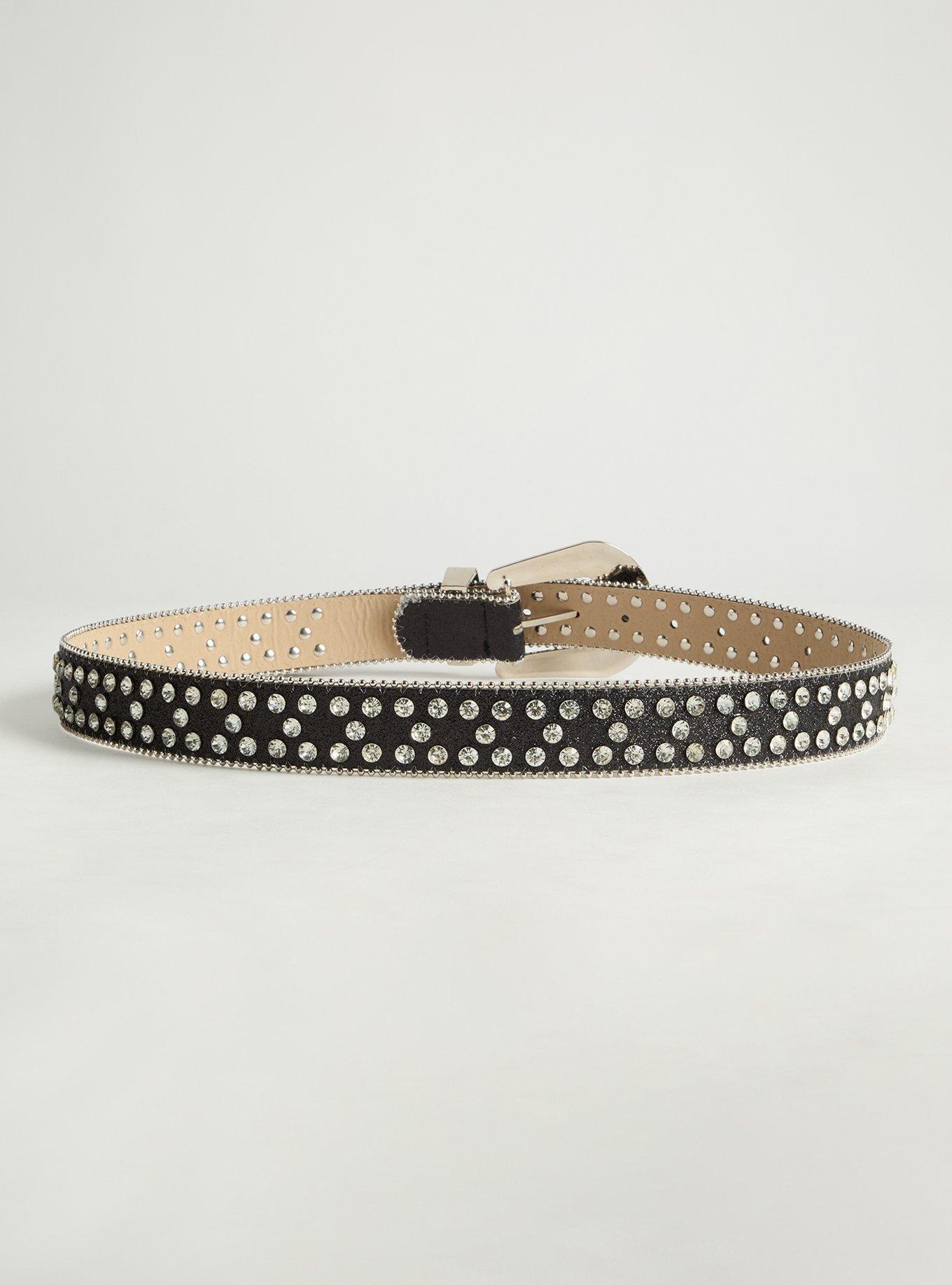 Studded Glitter Belt
