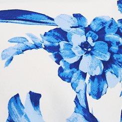 Harper Georgette Pullover Flutter Sleeve Blouse, DUTCH FLORAL WHITE, swatch