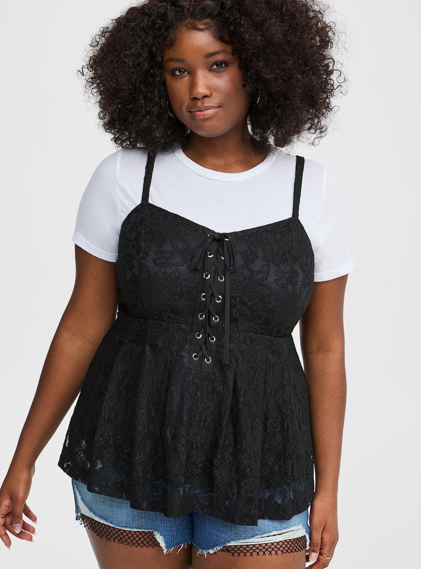 Peplum Lace Corset