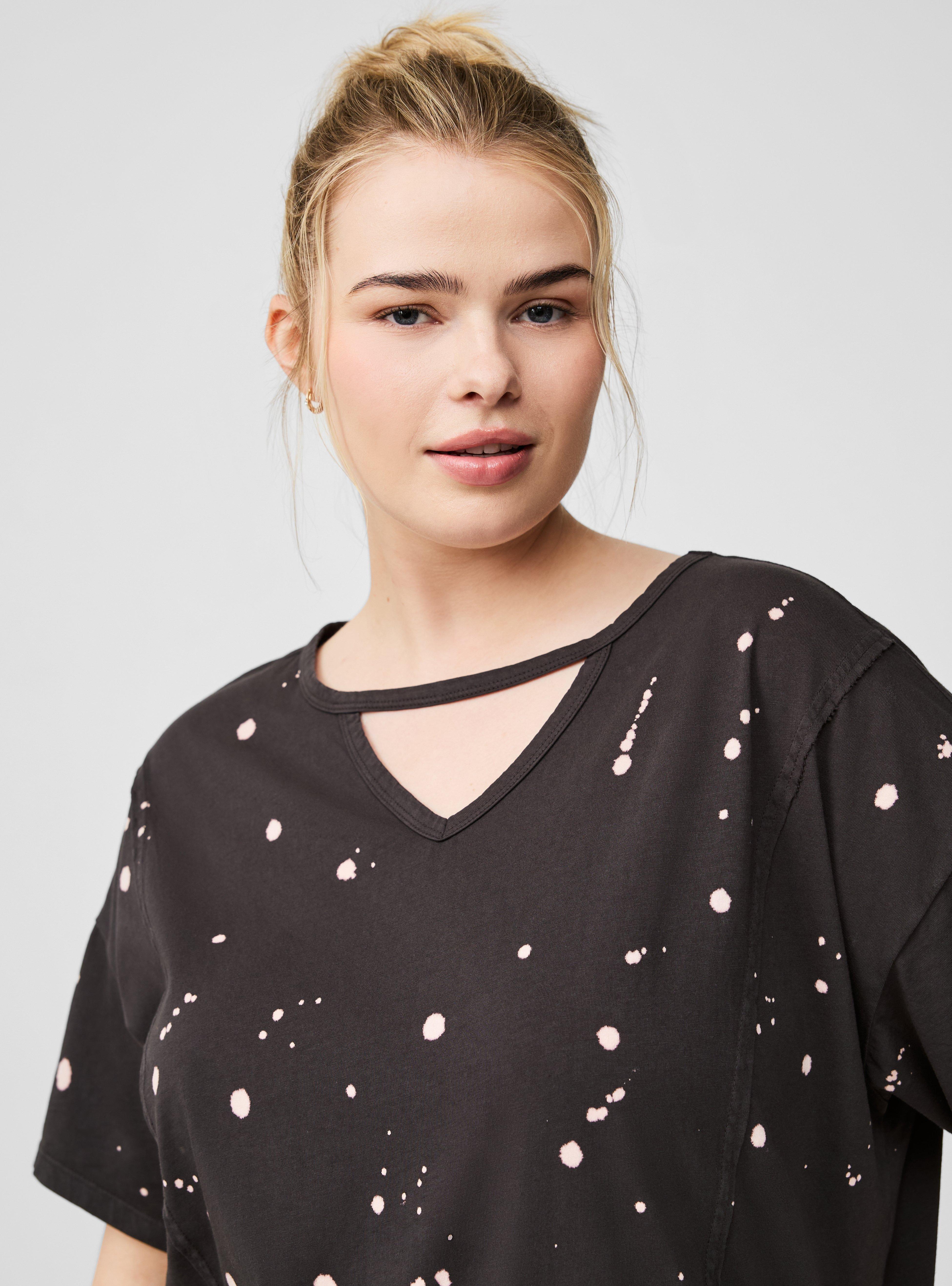 Heritage Cotton Choker Seamed Tee