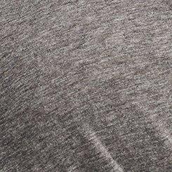 Heritage Slub V-Neck Side Slit Tee, HEATHER GREY, swatch
