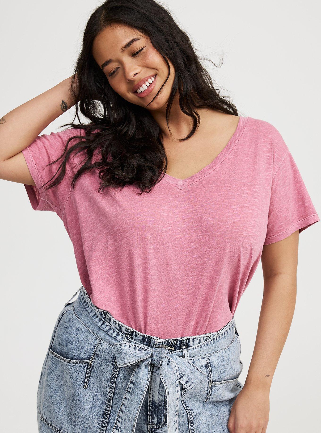 Heritage Slub V-Neck Side Slit Tee