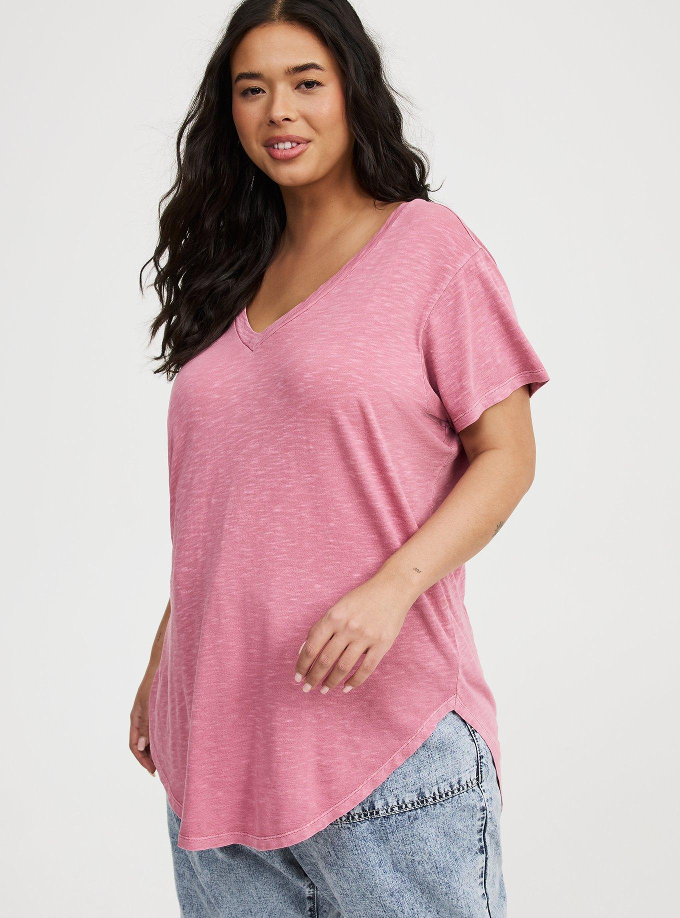Heritage Slub V-Neck Side Slit Tee
