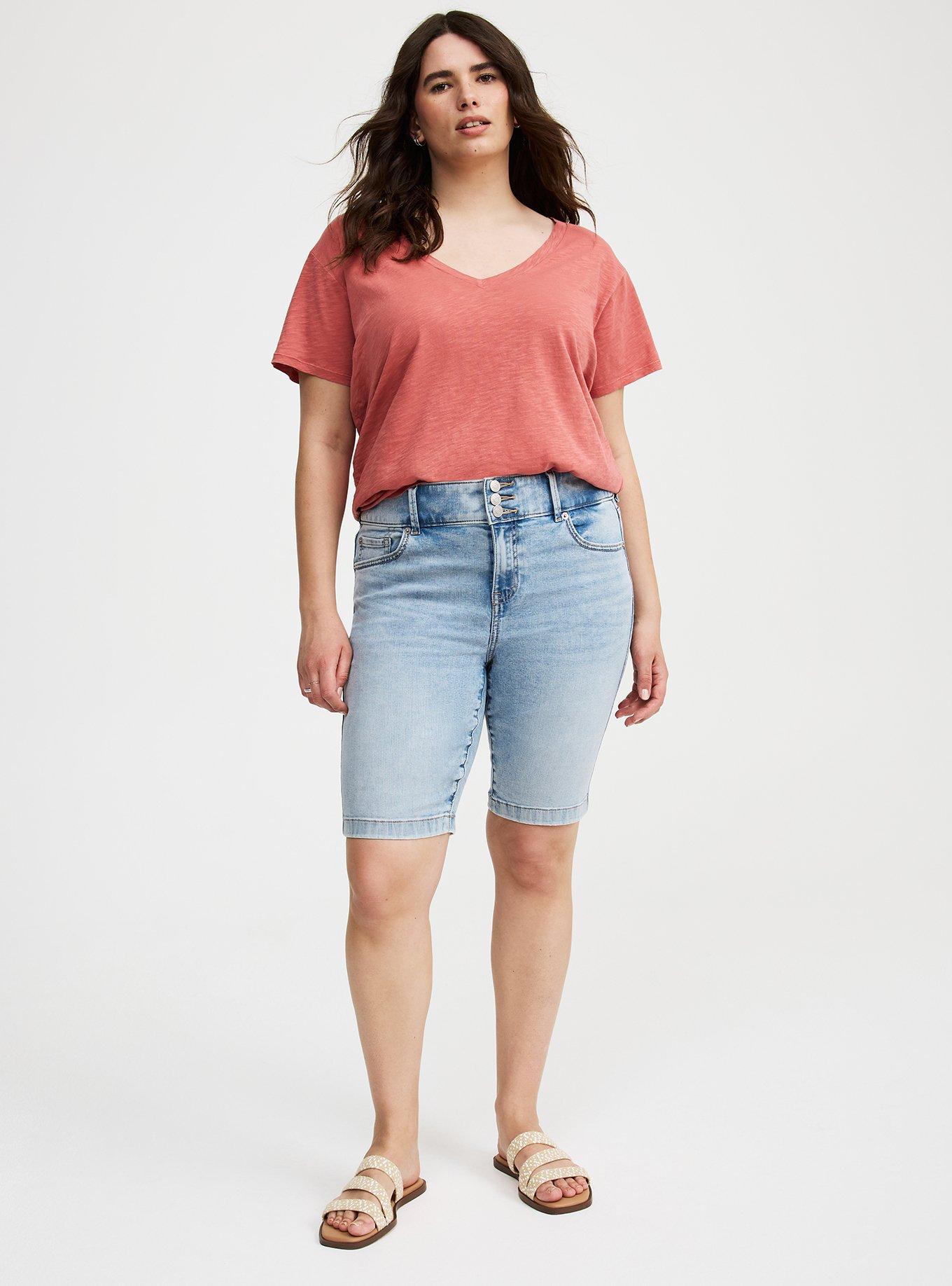 Heritage Slub V-Neck Side Slit Tee