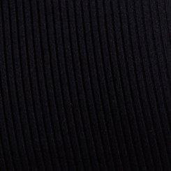 Plus Size TRU Low Impact Wireless Rib Active Bra, DEEP BLACK, swatch